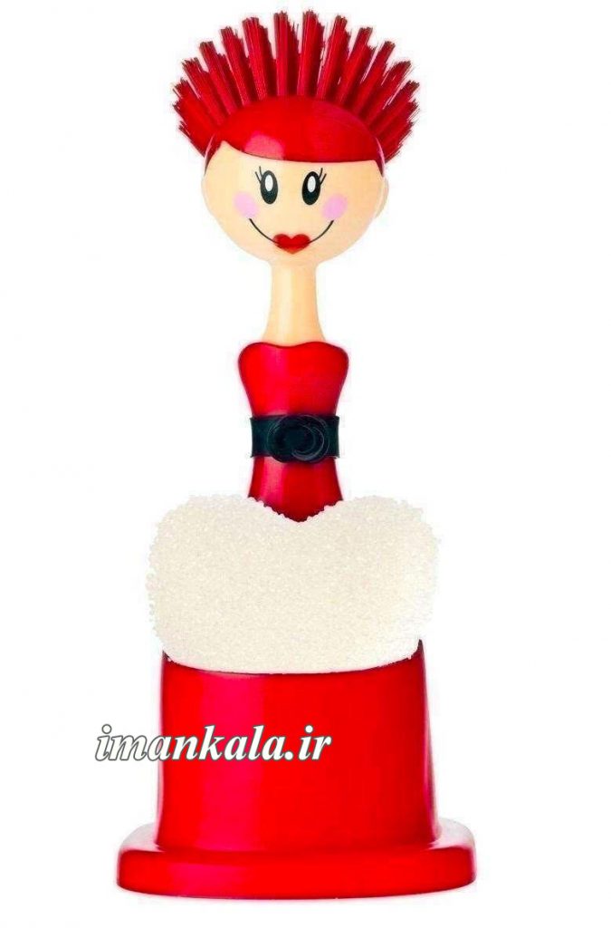 vigar برس طرح عروسک با پایه قرمز ویگار اسپانیا