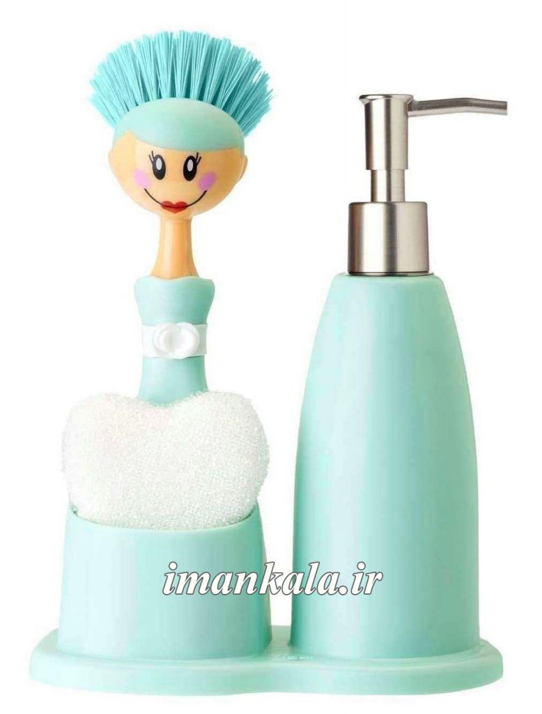 vigar ظرف مایع فرچه برس عروسک بانو استند پایه تیفانی اسفنج قلب ویگار اسپانیا