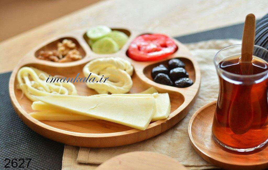 bambu 2627 ظرف سرو اردو پذیرایی بامبو گرد ۵ خانه بامبو ترک ترکیه