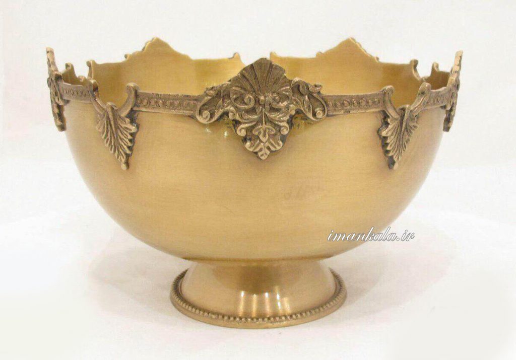 میوه خوری برنجی کنگره دار کوچک 4502S
