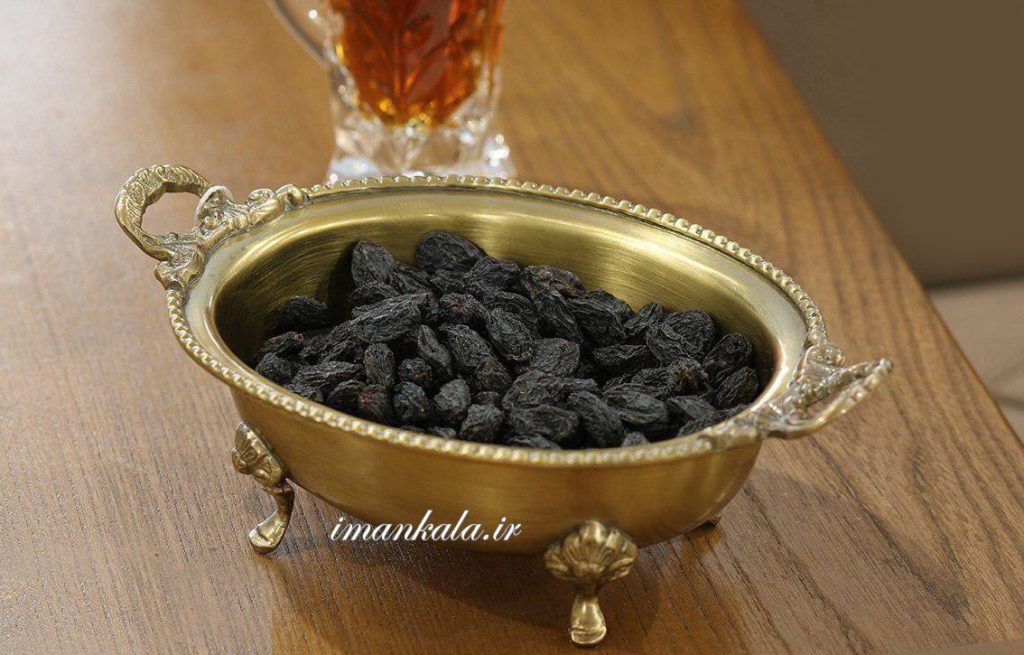 ظرف پذیرایی برنجی بیضی 4510