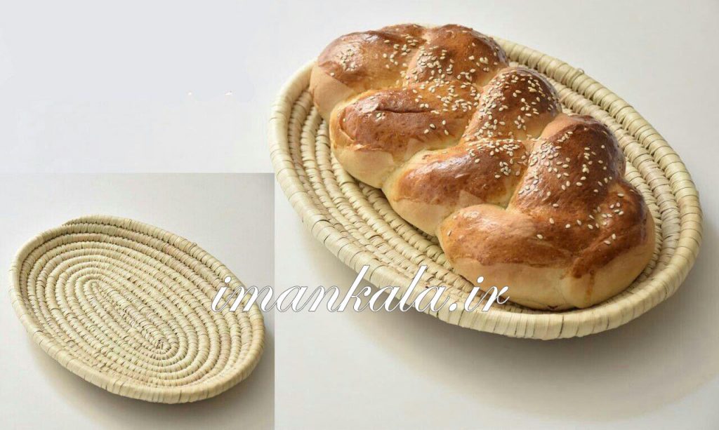 سبد و ظرف حصیری بیضی در ۲ اندازه