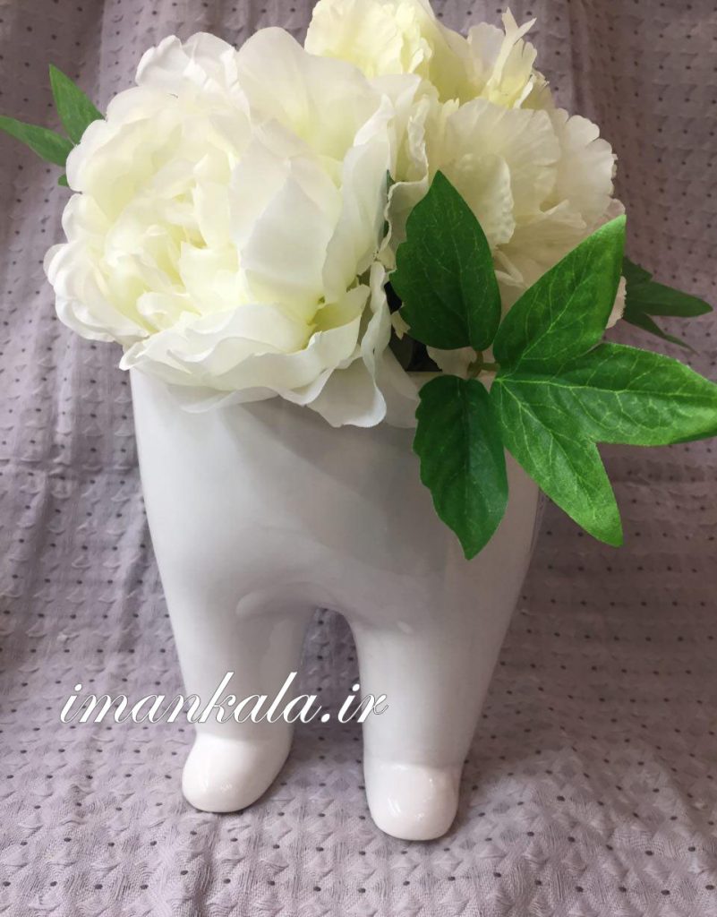 گلدان سرامیکی طرح نیم تنه