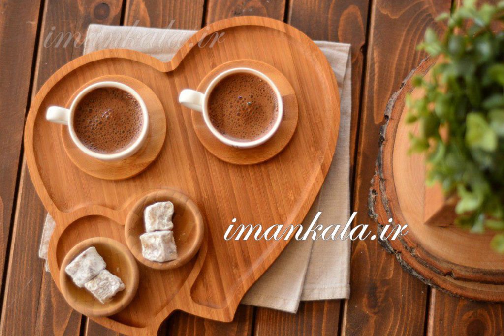 bambu 2867 El Amor ظرف پذیرایی سرو قلب 2 خانه بامبو ترک ترکیه