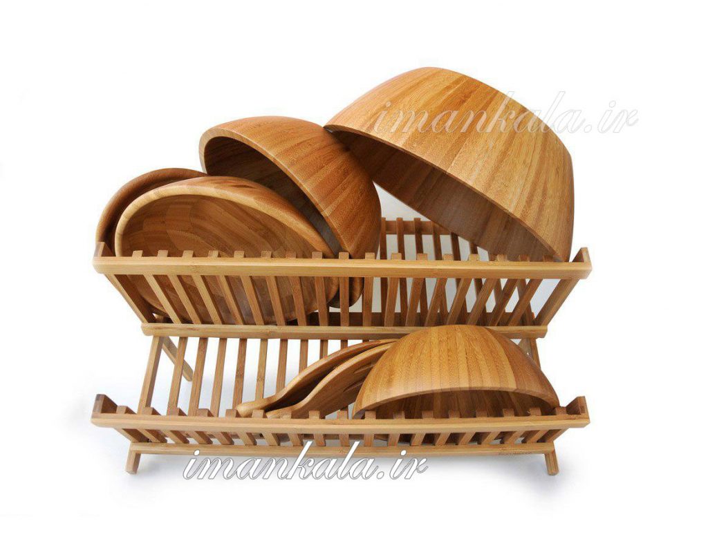 bambu 2479 Rienda آبچکان جای ظرف لوازم آشپزخانه بامبو ترک ترکیه