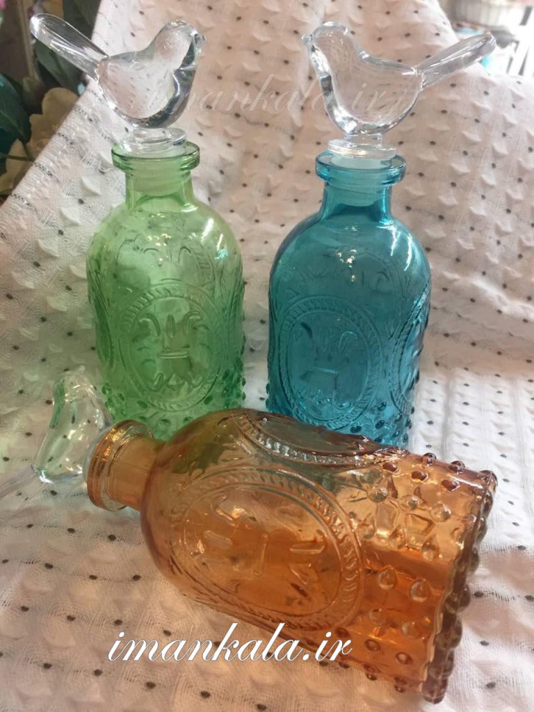 بطری رنگی درب پرنده