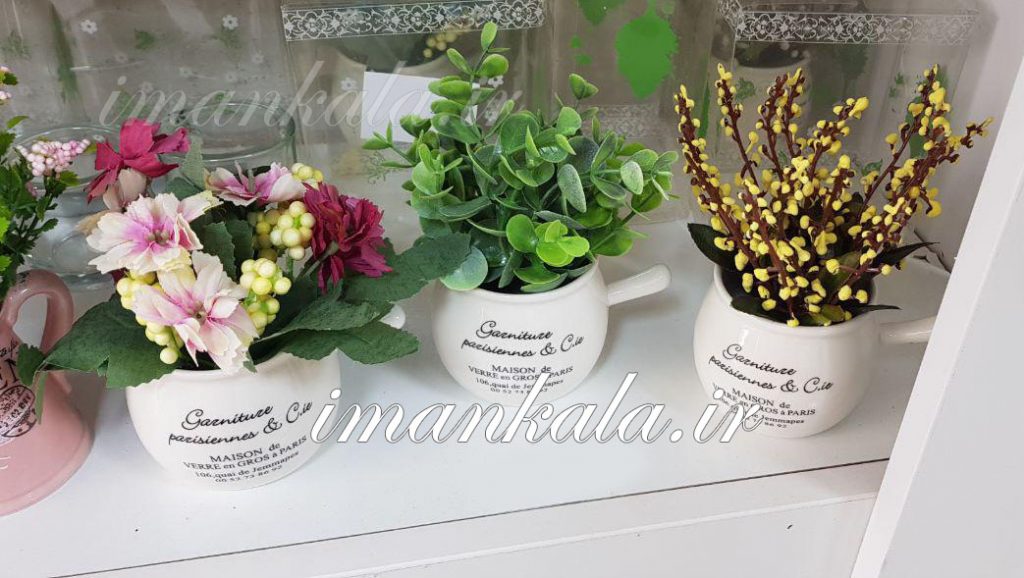 540772 گلدان سرامیکی کوچک دسته دار