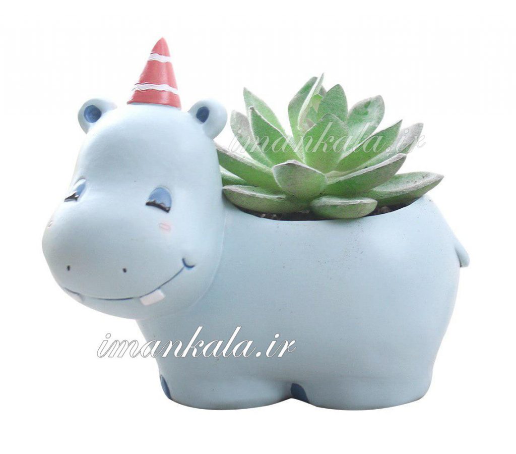 Rogoo pot 505 گلدان روگو اسب آبی