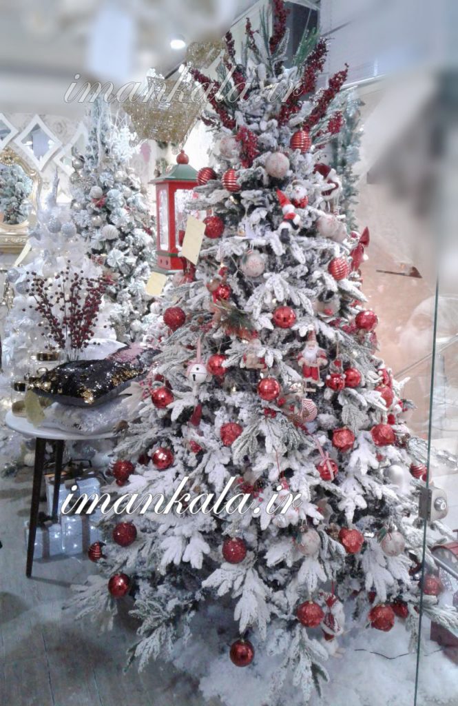 درخت کاج تمام برف نوئل کریسمس 220 شاخه 120 سانت
