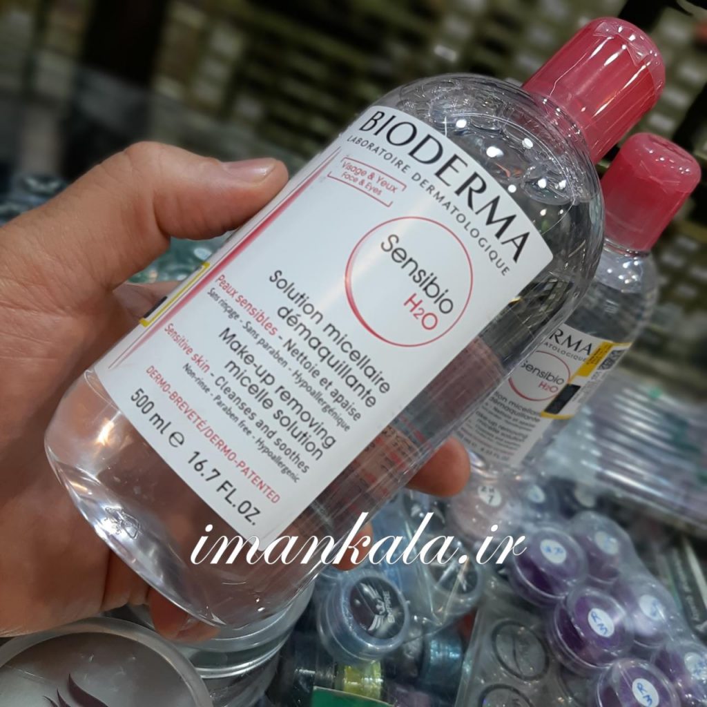 bioderma 500m محلول پاک کننده صورت دور چشم بایودرم