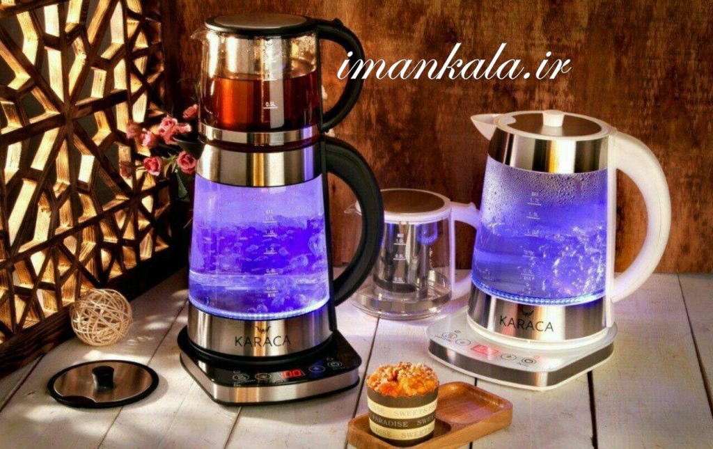 karaca turkey original چای ساز کتری قوری کاراجا ترکیه اصل