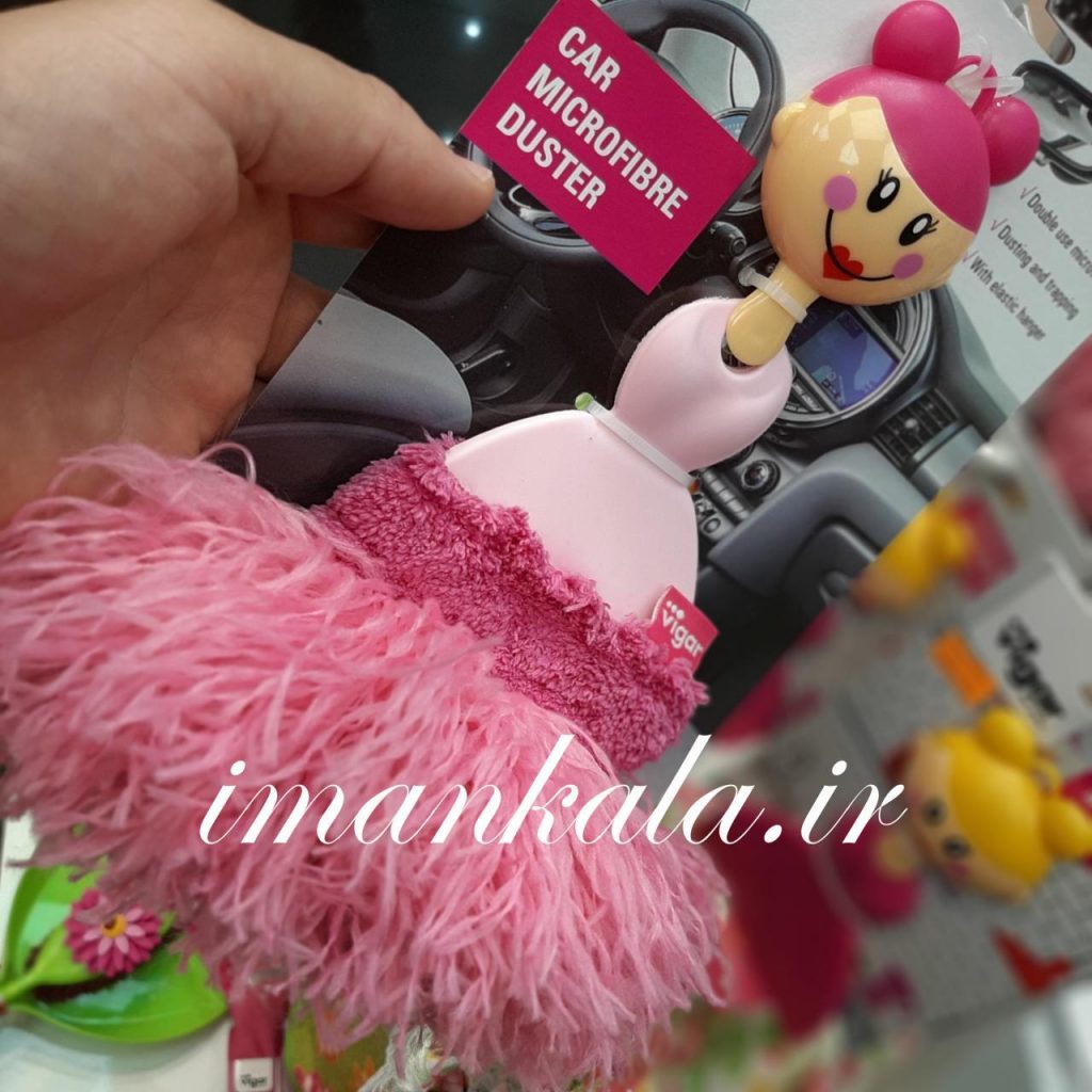 vigar 7296 گرد گیر میکرو فیبر ماشین عروسک بانو لباس صورتی ویگار اسپانیا