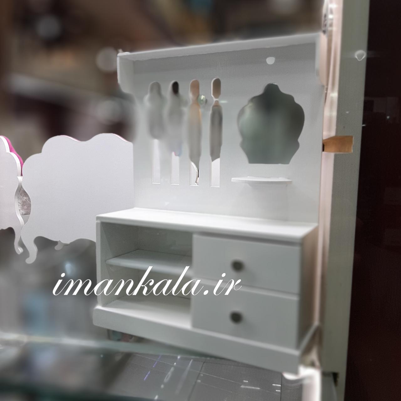 جای لباس کشو قفسه لوازم کفش چوبی مینیاتوری - Image 2