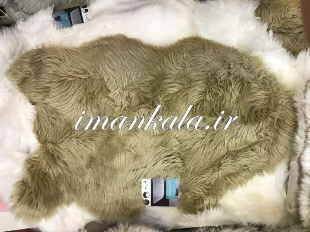 itally original فرش پادری پوست ایتالیا اصل مستطیل برش طرح پوست