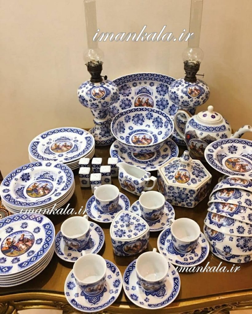 مجموعه سرویس پذیرایی طرح فرانسه ظرف