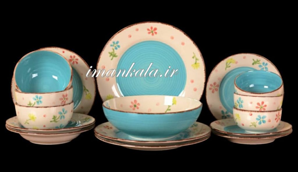 مجموعه سرویس پذیرایی غذا قهوه ۳ نفره 16 پارچه لیلاز