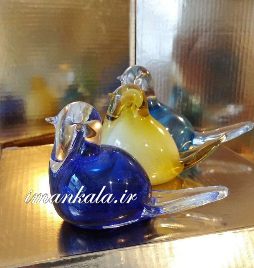 پرنده قناری بلور رنگی