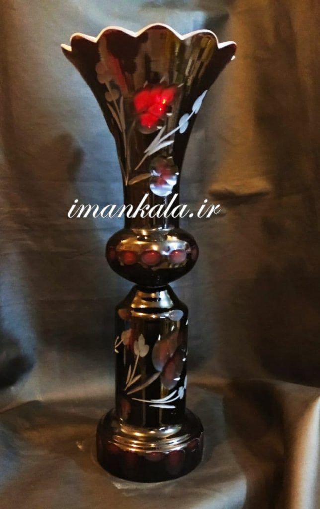 گلدان کریستال دانه اناری