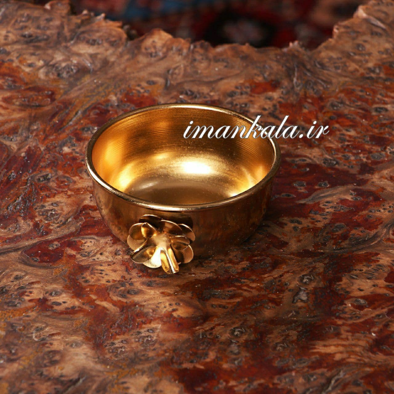 ۱۸۱۲۷ ظرف پذیرایی کاسه برنجی قطر ۱۰ سانت