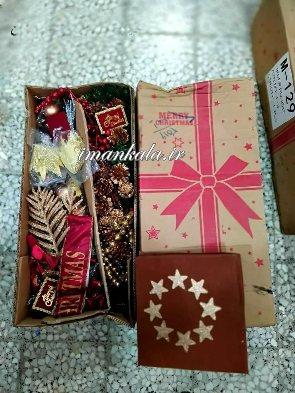 ۲۵۱۶ Merry Christmas درخت کاج فول تزئینات کامل ارتفاع ۱۲۰ سانت - Image 2