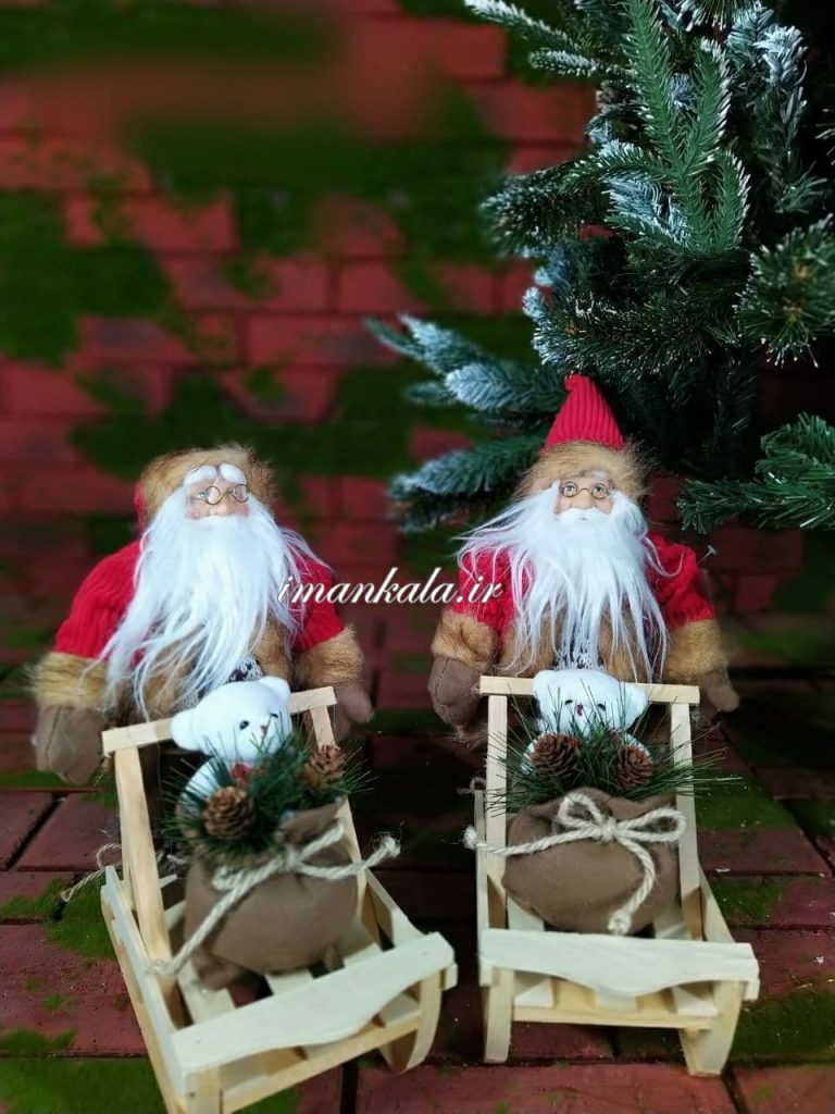 ۵۲۵۰۶ عروسک بابانوئل ارتفاع ۴۵ سانت