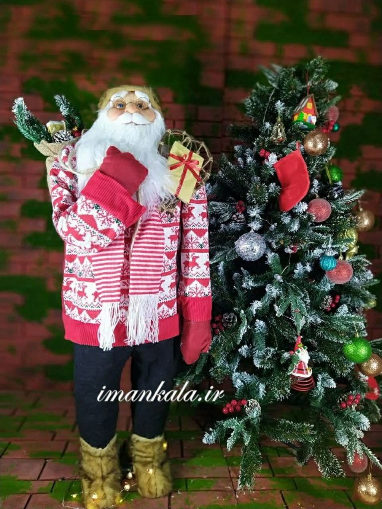 ۵۲۵۱۳ عروسک بابانوئل ارتفاع ۱۲۰ سانت