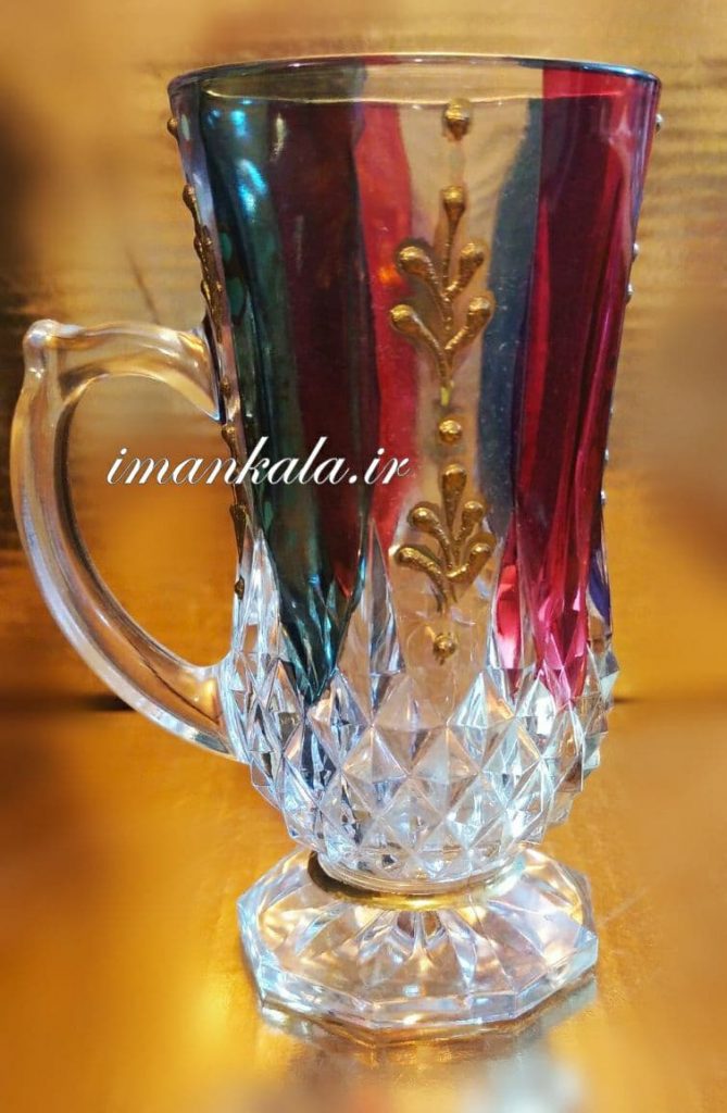 Italy Original استکان 3 رنگ دسته دار ایتالیا اصل