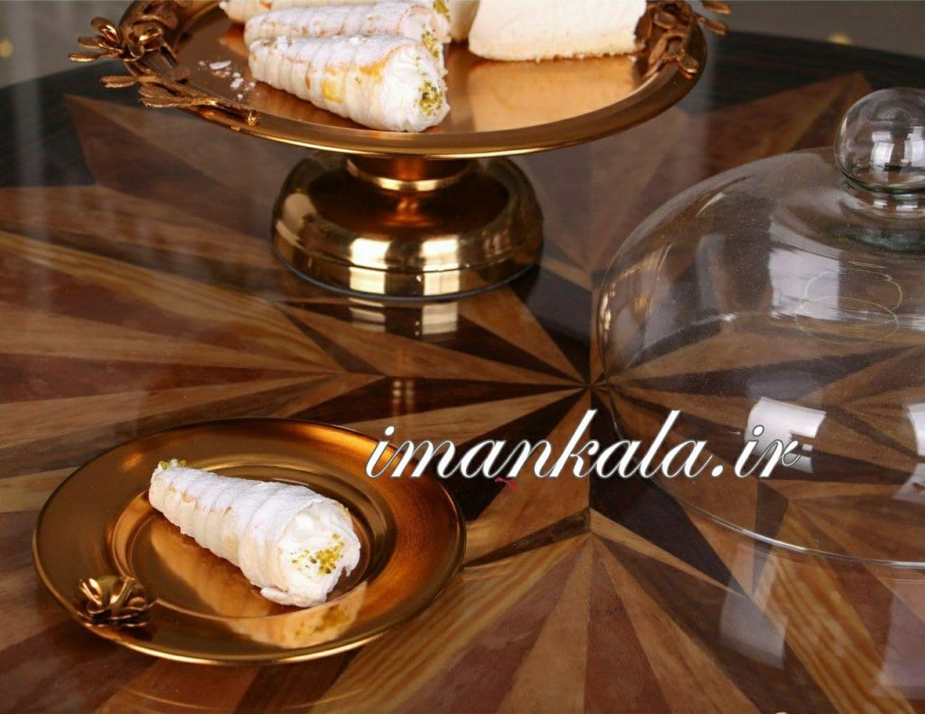 ظرف پذیرایی برنجی پیش دستی