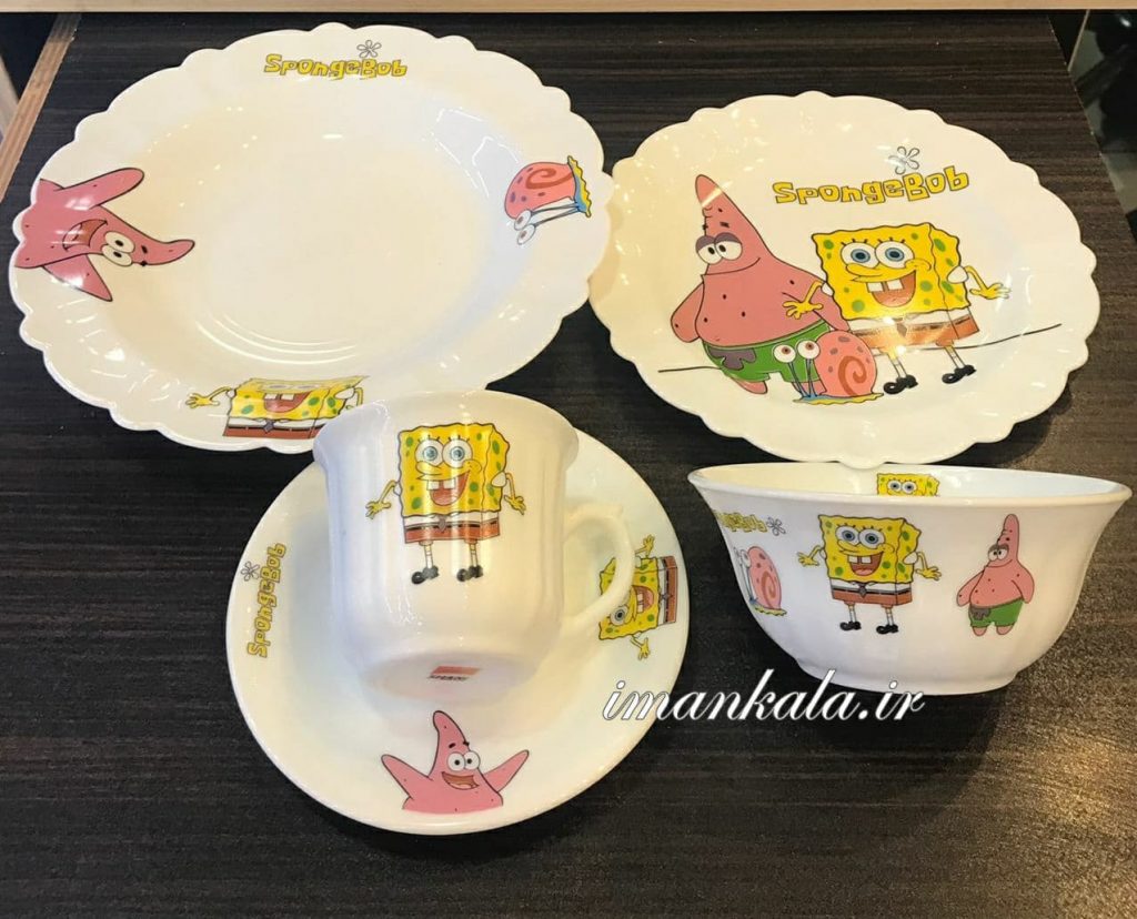 مجموعه سرویس پذیرایی کودک 5 پارچه