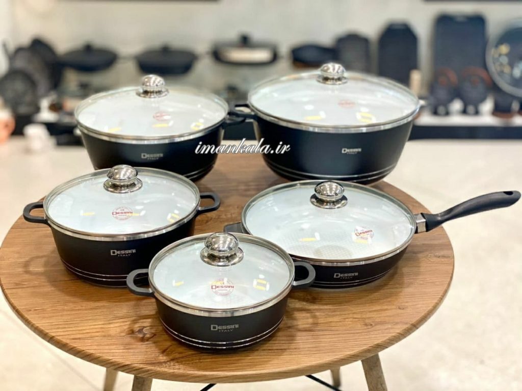 Italy Original Dessini مجموعه سرویس قابلمه ۱۰ پارچه دسینی ایتالیا اصل