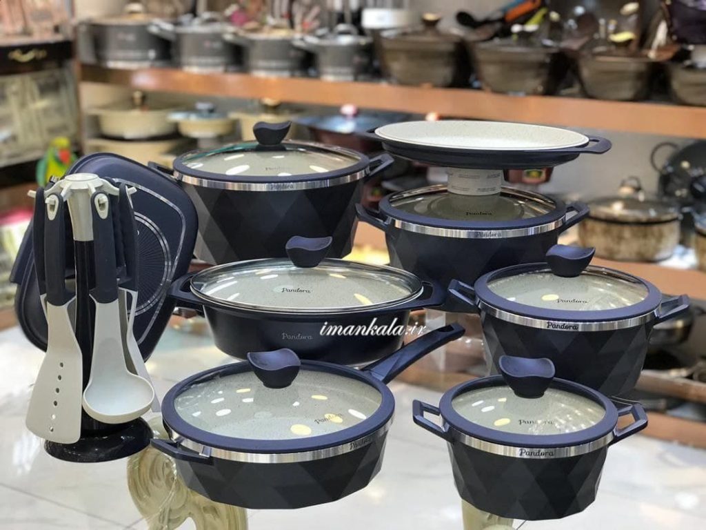 Jah Germany original pandora مجموعه سرویس قابلمه ۲۱ پارچه پاندوار آلمان اصل