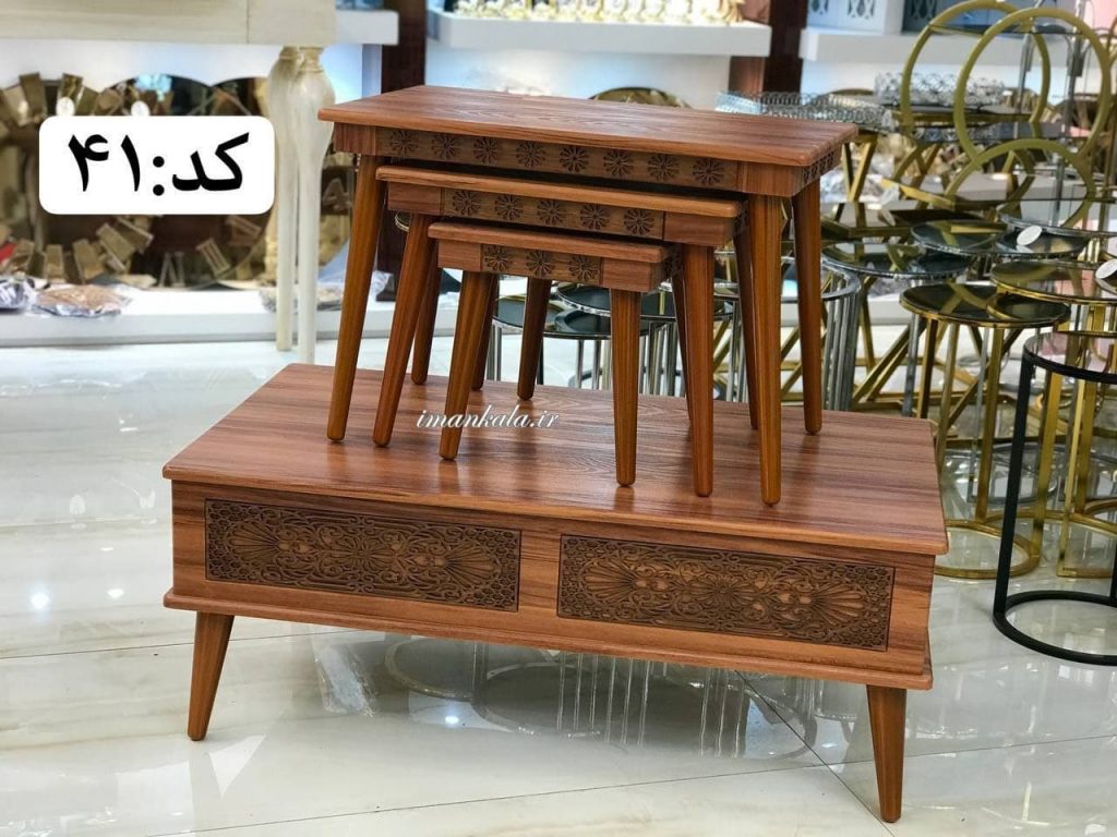 heidar میز جلو مبل و عسلی ۳ تایی
