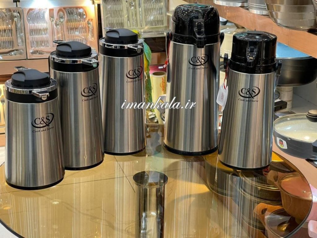 jah C&S cook & serve فلاسک استیل سی اند اس