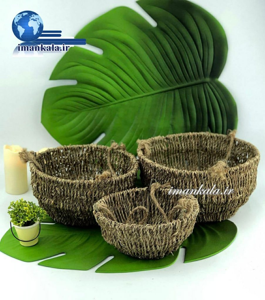 manooch آویز کنفی ۳ تایی ۳ اندازه