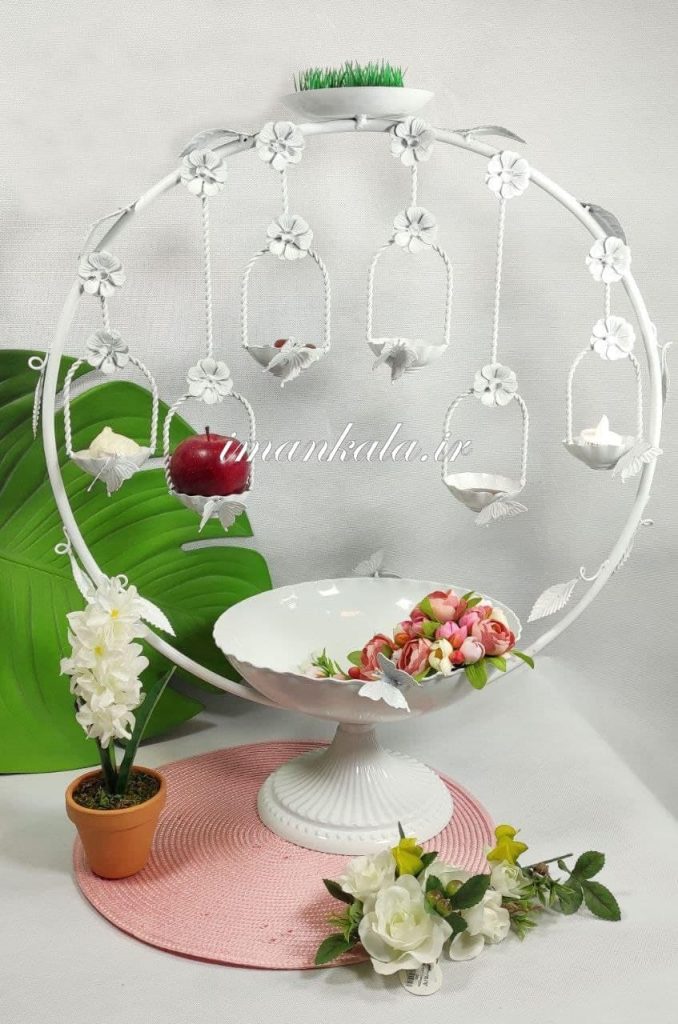 هفت سین دایره گل سفید