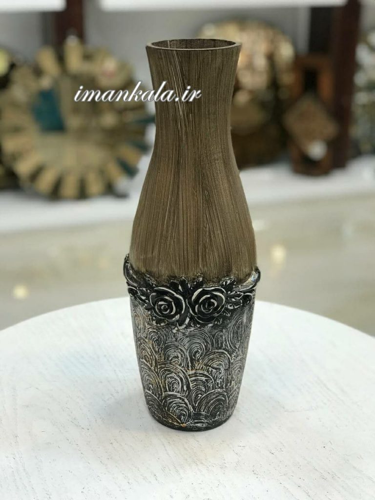 گلدان چوبی